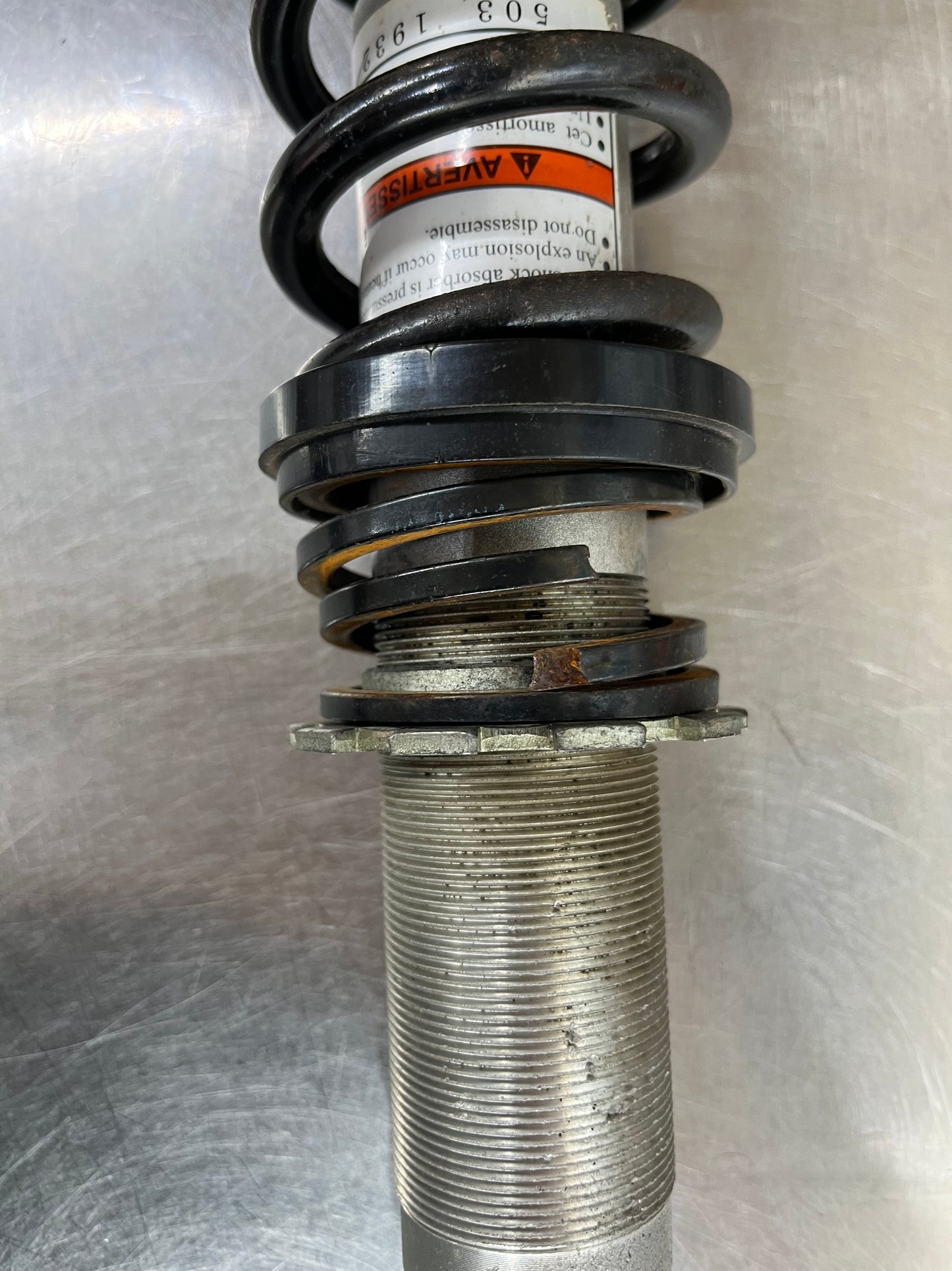 Dual Rate Front Track Shock Spring - KYB/HPG Mono (non reservoir)